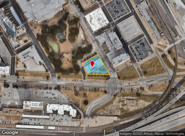  100 E 15Th St, Fort Worth, TX Parcel Map