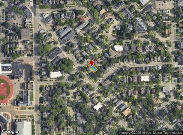  806 Arch St, Ann Arbor, MI Parcel Map