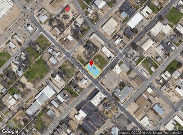 1725 Washington Ave, Waco, TX Parcel Map