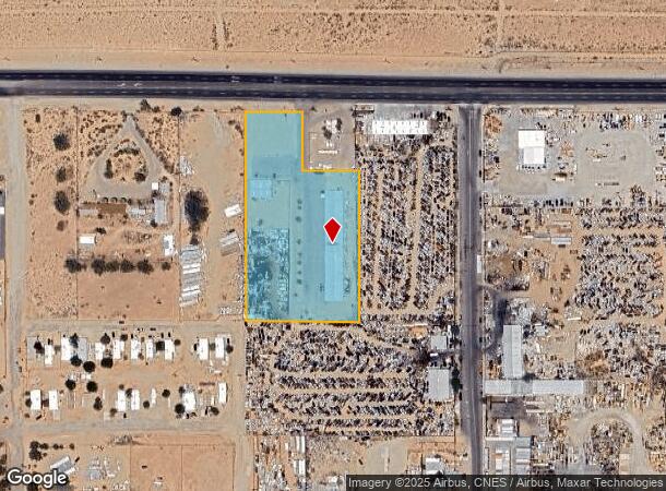 1363 W Inyokern Rd, Ridgecrest, CA Parcel Map