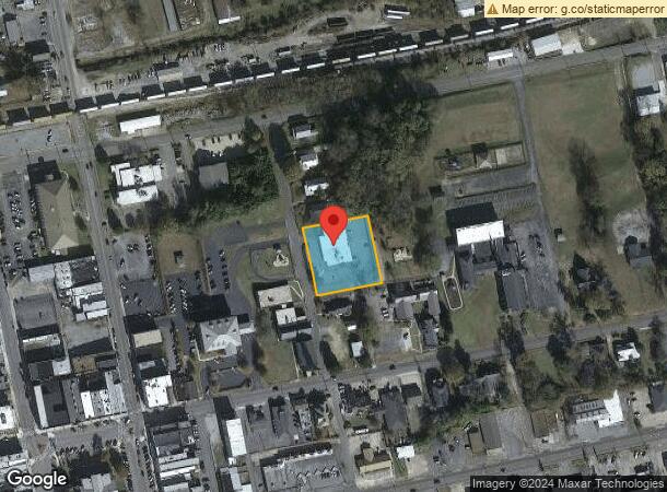  121 Hill St, Talladega, AL Parcel Map