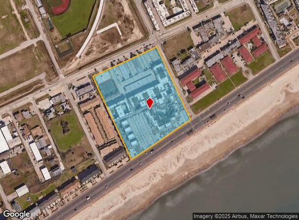  8100 Seawall Blvd, Galveston, TX Parcel Map