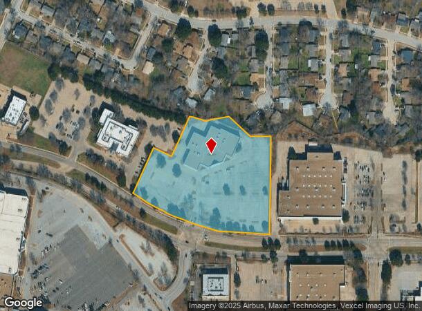 1111 W Arbrook Blvd, Arlington, TX Parcel Map