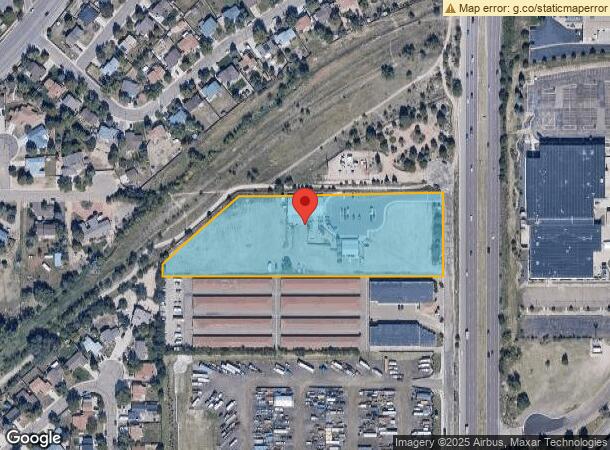  2480 N Powers Frontage Rd, Colorado Springs, CO Parcel Map