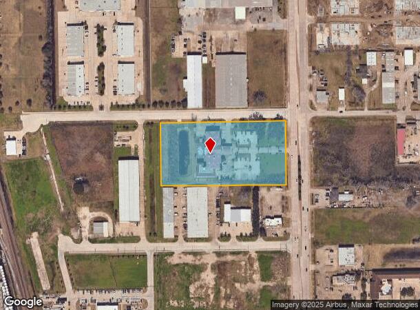 1702 N Main St, Pearland, TX Parcel Map