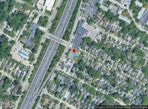 19678 Harper Ave, Grosse Pointe Woods, MI Parcel Map