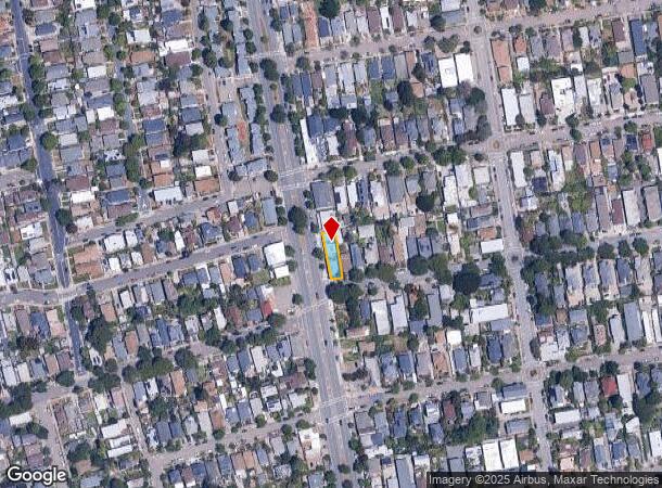  3121 Sacramento St, Berkeley, CA Parcel Map