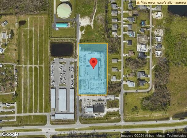  645 Commercial Park Pl, Cape Coral, FL Parcel Map