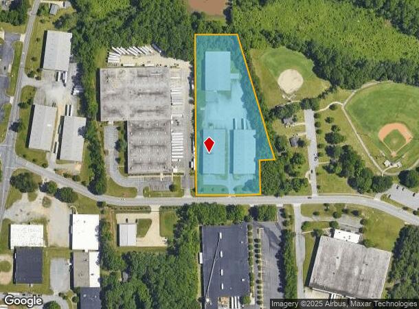  1031 E Springfield Rd, High Point, NC Parcel Map