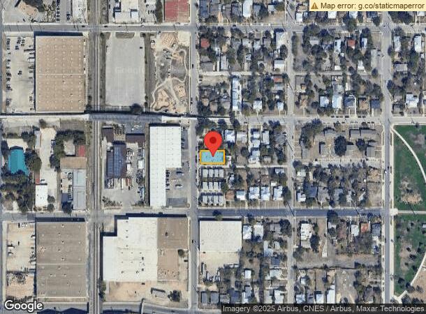  718 N Cherry St, San Antonio, TX Parcel Map