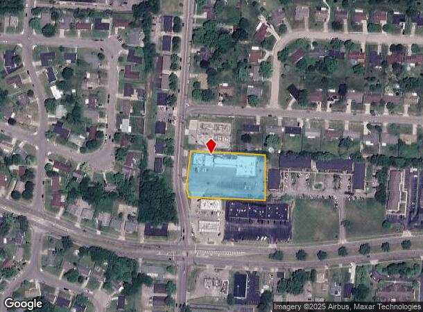  1201 Jackson Ln, Middletown, OH Parcel Map