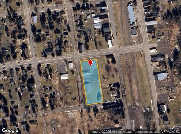 213 W Michigan St, Butternut, WI Parcel Map