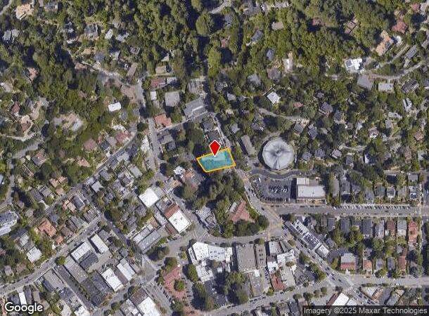  33 W Blithedale Ave, Mill Valley, CA Parcel Map