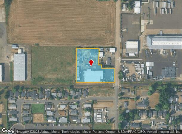 535 N 4Th Ave, Cornelius, OR Parcel Map