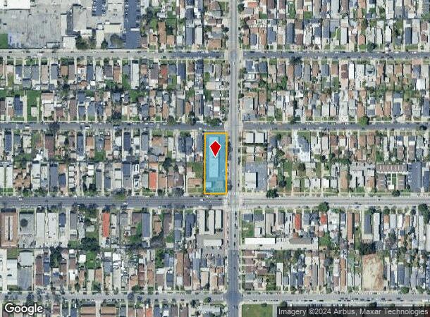  11901 S San Pedro St, Los Angeles, CA Parcel Map