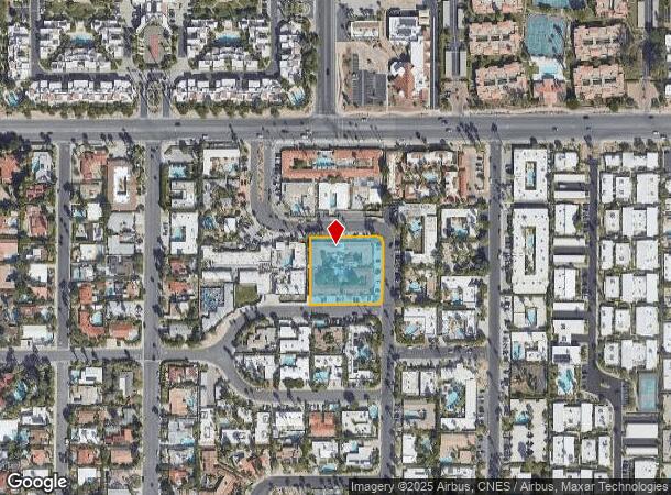 555 S Warm Sands Dr, Palm Springs, CA Parcel Map
