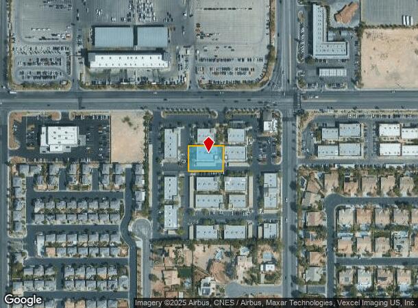  115 E Warm Springs Rd, Las Vegas, NV Parcel Map