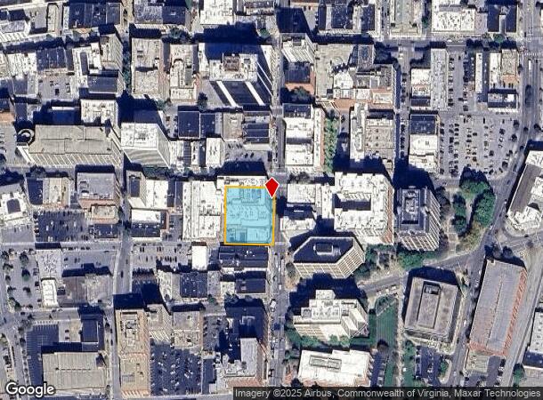  401 S Jefferson St, Roanoke, VA Parcel Map