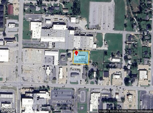 1105 W Chestnut St, Rogers, AR Parcel Map