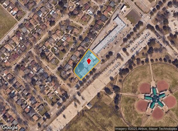 675 W Oates Rd, Garland, TX Parcel Map