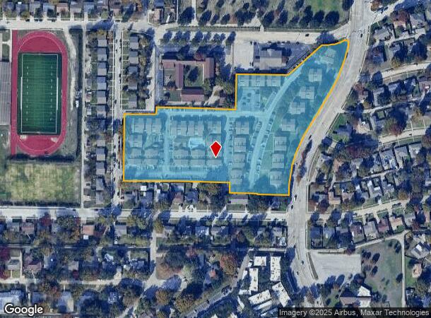 1705 Jupiter Rd, Plano, TX Parcel Map