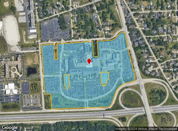  133 E Brush Hill Rd, Elmhurst, IL Parcel Map