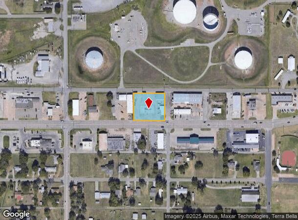  1438 E Main St, Cushing, OK Parcel Map