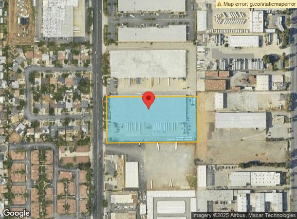  1607 S Campus Ave, Ontario, CA Parcel Map