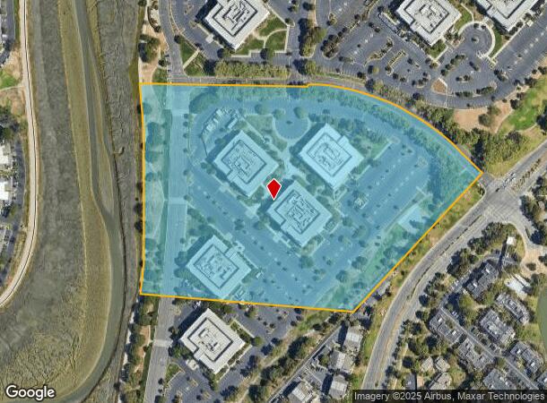  1400 Bridge Pkwy, Redwood City, CA Parcel Map