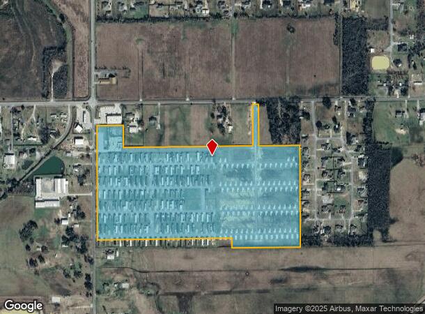  6859 Tom Hebert Rd, Lake Charles, LA Parcel Map