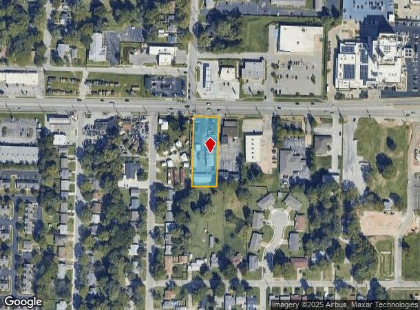  1602 E Kearney St, Springfield, MO Parcel Map