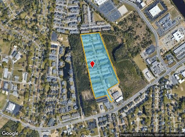 1405 Willow Trace Dr, Florence, SC Parcel Map