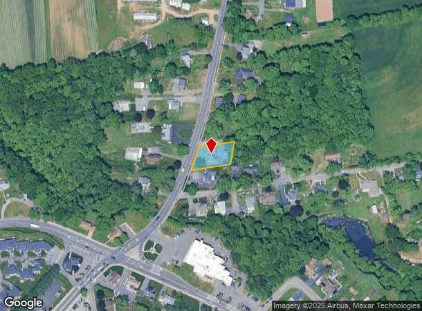 592 Center St, Ludlow, MA Parcel Map