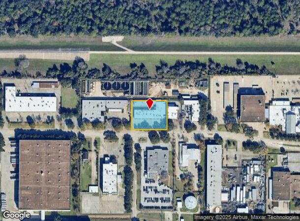  16522 Park Row Dr, Houston, TX Parcel Map