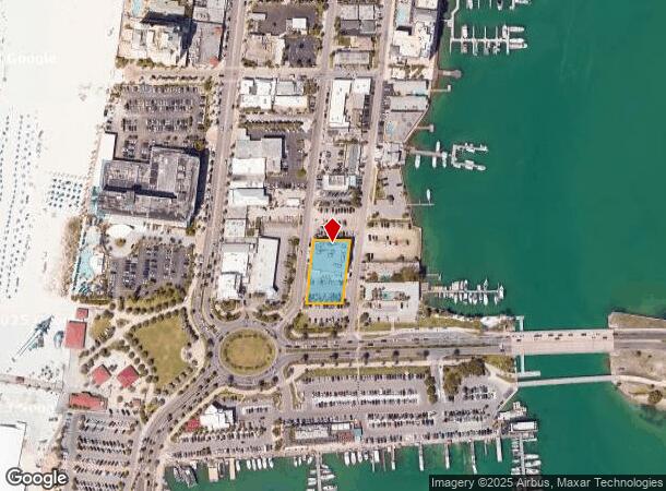  401 Poinsettia Ave, Clearwater Beach, FL Parcel Map