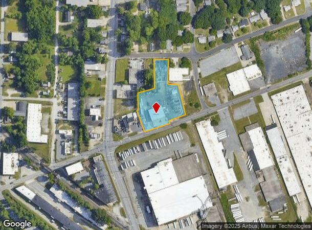  706 W Ward Ave, High Point, NC Parcel Map