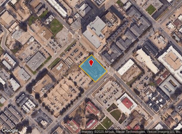4021 Live Oak St, Dallas, TX Parcel Map