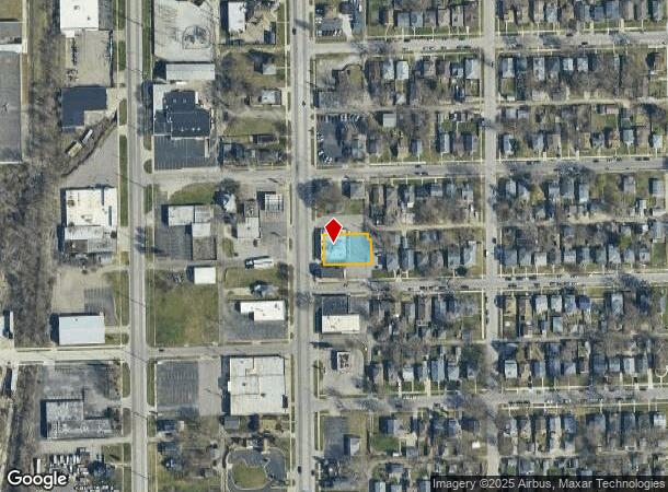  2614 S Michigan St, South Bend, IN Parcel Map