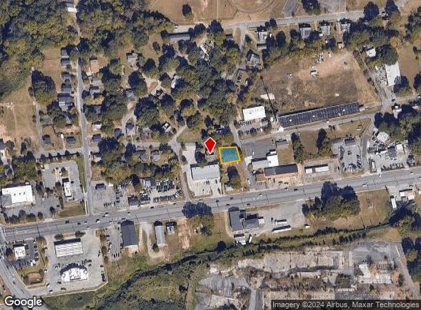  1704 Overman Ave, Gastonia, NC Parcel Map