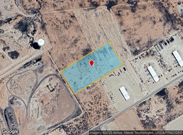 1210 N Clendenen Ave, Odessa, TX Parcel Map