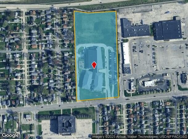  443 E Manhattan Blvd, Toledo, OH Parcel Map