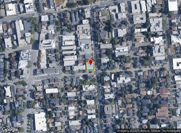 2519 Parker St, Berkeley, CA Parcel Map