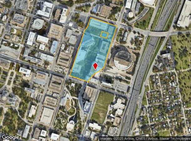  1601 Trinity St, Austin, TX Parcel Map