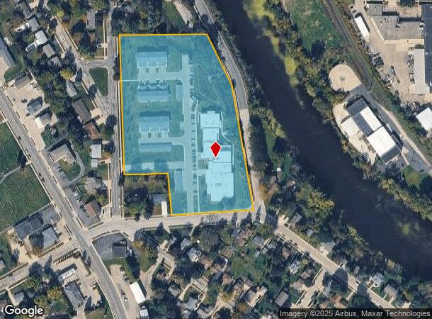 628 School Pl, West Bend, WI Parcel Map