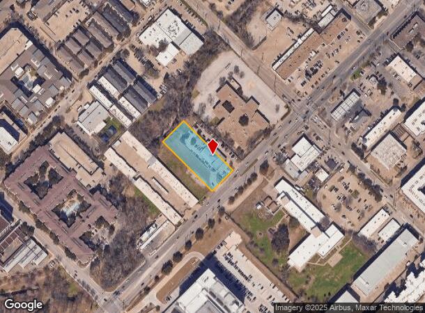  2419 Inwood Rd, Dallas, TX Parcel Map