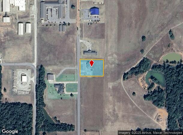  806 S 8Th St, Mcloud, OK Parcel Map