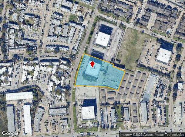 9894 Bissonnet St, Houston, TX Parcel Map