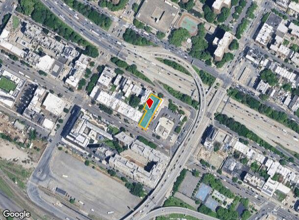 134 E E St, Bronx, NY Parcel Map