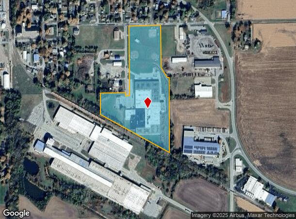 900 S Cain St, Clinton, IL Parcel Map