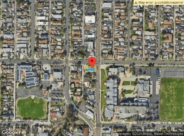  3444 Fairmount Ave, San Diego, CA Parcel Map